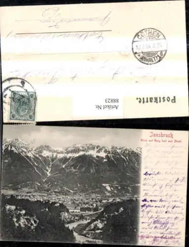 88823,Innsbruck Blick a. Berg Isel u. Stadt pub Stengel Co 2317