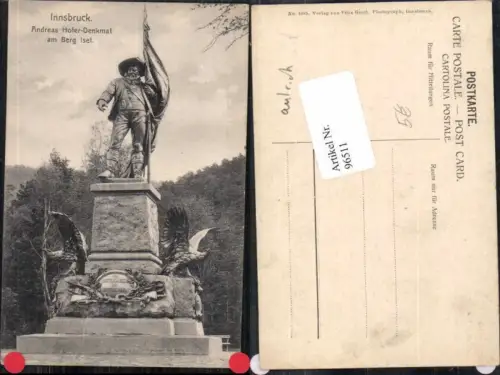 96511,Innsbruck Andreas Hofer Denkmal Berg Isel