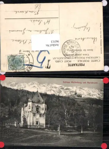 96513,Schloss Weiherburg b. Innsbruck Mariabrunn