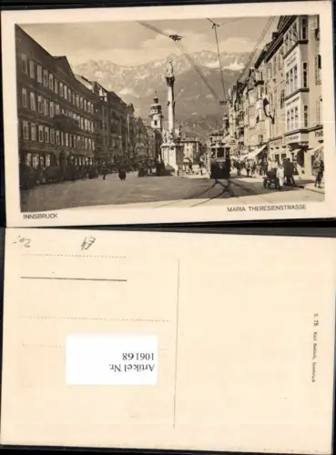 106168,Innsbruck Maria Theresienstrasse Strassenbahn Nr 40