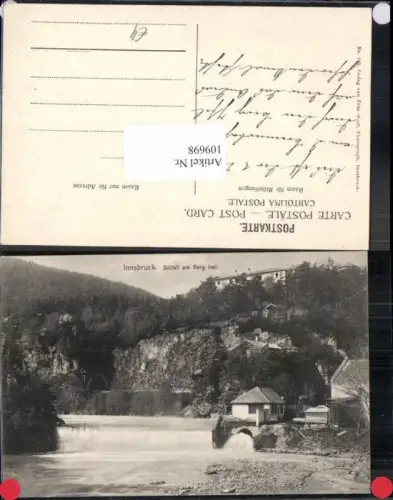 109698,Innsbruck Sillfall am Berg Isel Detailpartie