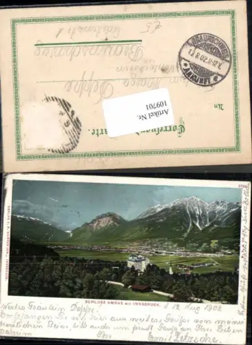 109701,Schloss Amras Ambras Innsbruck 1902