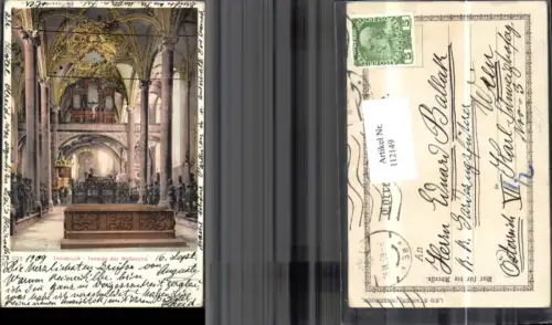 112149,Innsbruck Inneres d. Hofkirche Altar 1909