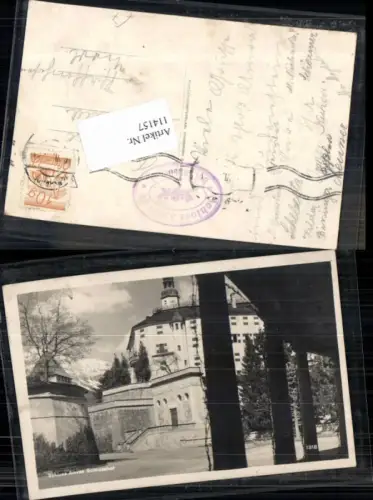 114157,Schloss Amras Ambras bei Innsbruck Burghof Schlosshof