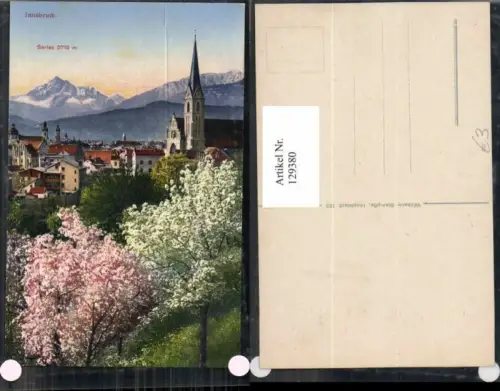 129380,Innsbruck Serles Tolle AK im frühling
