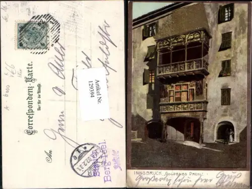129394,Innsbruck Goldenes Dachl pub O. Zieher 2990 Heliocolorkarte Zeno Diemer