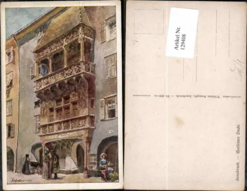 129408,Innsbruck Goldenes Dachl E.F. Hofecker