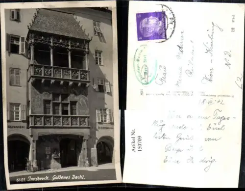 150709,Foto Ak Innsbruck Goldenes Dachl