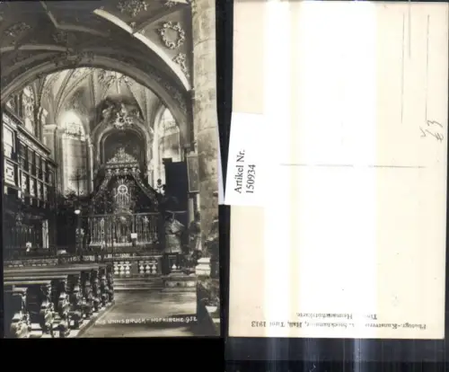 150934,Foto Ak Innsbruck Hofkirche Innenansicht pub A. Stockhammer 952