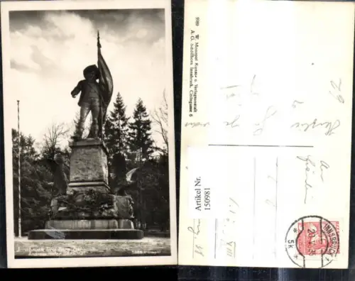150981,Innsbruck Berg Isel Andreas Hofer Denkmal Statue