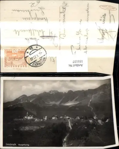 151137,Foto Ak Innsbruck Hungerburg