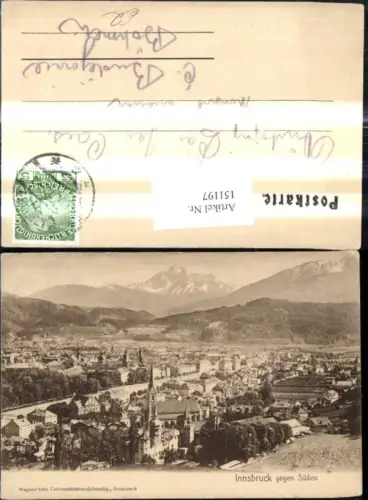151197,Innsbruck geg. Süden