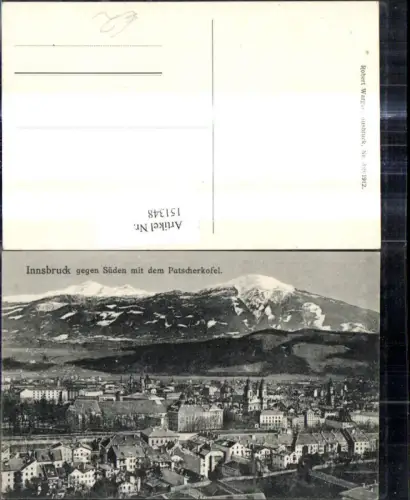 151348,Innsbruck geg. Süden m. d. Patscherkofel