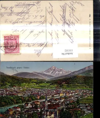 151352,Innsbruck geg. Süden