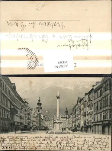 151388,Innsbruck Maria Theresienstraße Annasäule Nordkette