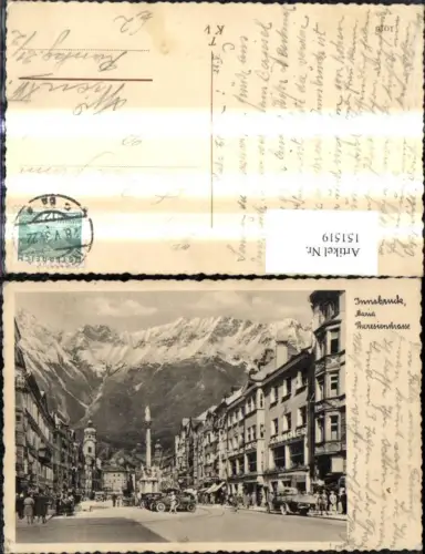 151519,Innsbruck Maria Theresienstraße Automobile Annasäule