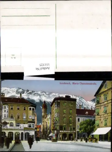 151525,Innsbruck Maria Theresienstraße Litfaßsäule Fotogeschäft C. A. Czichna