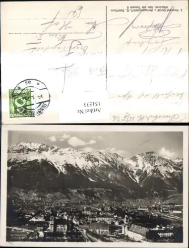 151533,Innsbruck v. Berg Isel m. Nordkette