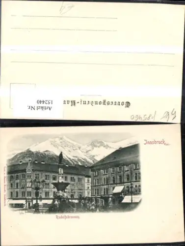 152440,Innsbruck Rudolfsbrunnen Brunnen