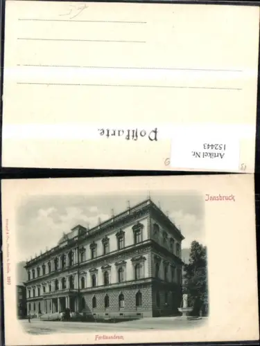 152443,Innsbruck Ferdinandeum Hausansicht