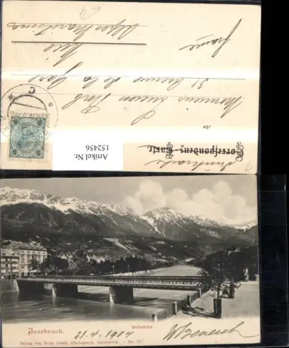 152456,Innsbruck Innbrücke Brücke 1904
