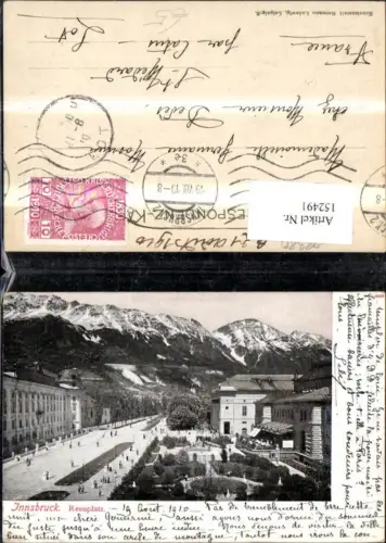 152491,Innsbruck Rennplatz 1910 Personen