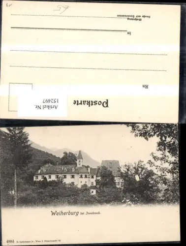 152497,Innsbruck Weiherburg Burg