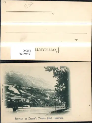 152500,Innsbruck Souvenir an Kaysers Pension Hotel Inn