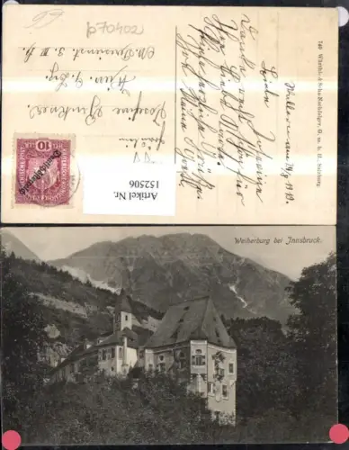 152506,Innsbruck Weiherburg Burg