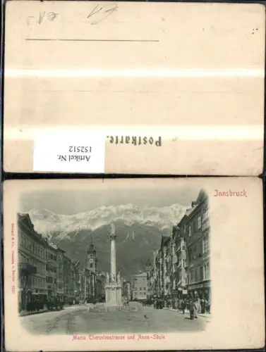 152512,Innsbruck Maria Theresienstrasse Anna Säule Personen