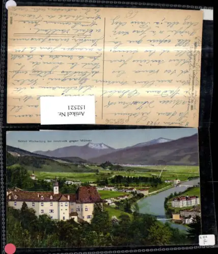 152521,Innsbruck Weiherburg Schloss Burg geg. Mühlau 1923