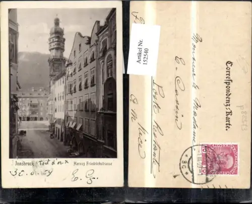 152540,Innsbruck Herzog Friedrichstrasse 1909