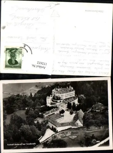 152652,Innsbruck Schloss Ambras Luftbild