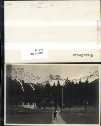 152789,Innsbruck Gramatboden Gramartboden Wegansicht m. Wanderer Mann