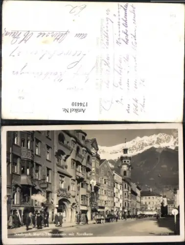174410,Innsbruck Maria Theresienstraße m. Nordkette Straßenansicht Ortsansicht