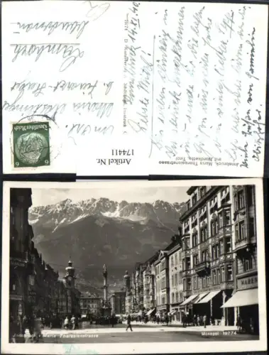 174411,Innsbruck Maria Theresienstraße Straßenansicht Ortsansicht
