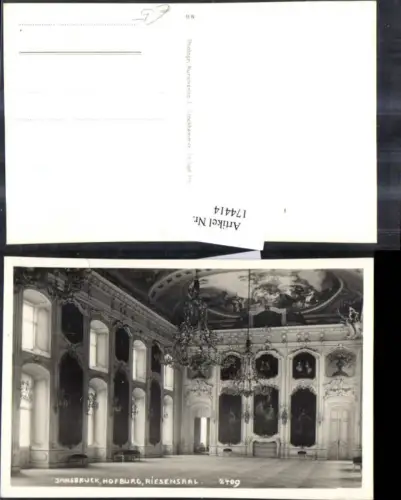 174414,Innsbruck Hofburg Riesensaal Saal