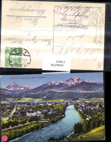 174421,Innsbruck Teilansicht m. Serles u. Nockspitze pub Purger e Co 12244