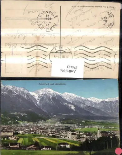174423,Innsbruck Teilansicht m. Nordkette pub Purger e Co 10776