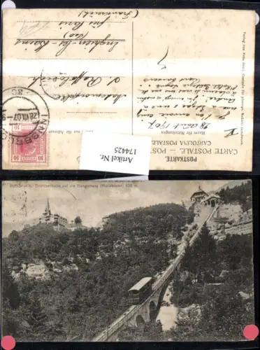 174425,Innsbruck Drahtseilbahn auf d. Hungerburg Mariabrunn