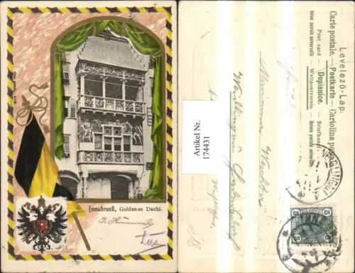 174431,Innsbruck Präge AK Goldenes Dachl