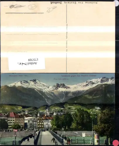 175709,Innsbruck geg. d. Frauhitt Gebirge