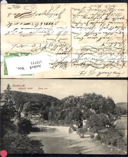 175711,Innsbruck Sillfall m. Berg Isel