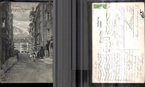 184989,Innsbruck Herzog Friedrichstrasse Goldenes Dachl