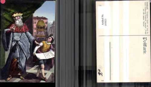 185021,Innsbruck Goldenes Dachl m. d. Erbauer Erzherzog Friedrich