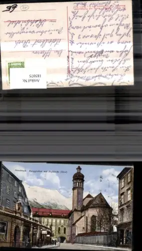 185075,Innsbruck Burggraben m. Hofkirche