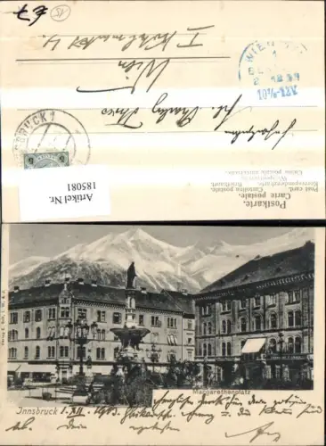 185081,Innsbruck Margarethenplatz