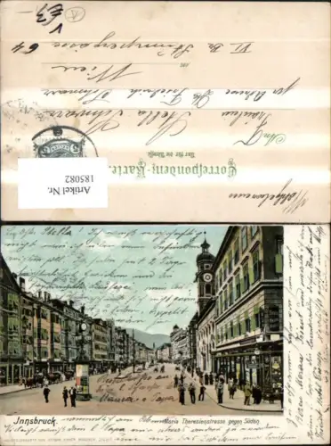 185082,Innsbruck Maria Theresienstrasse geg. Süden Litfaßsäule pub Ottmar Zieher 2461