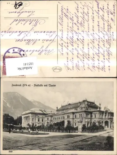 185141,Innsbruck Stadtsäle u. Theater