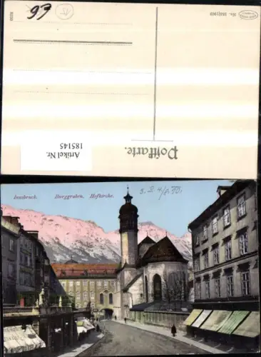 185145,Innsbruck Burggraben Hofkirche